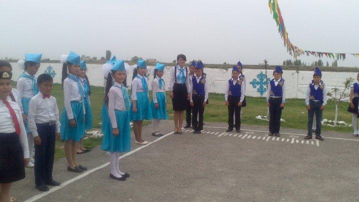Сапта жүріп ән айту саптық шеруі