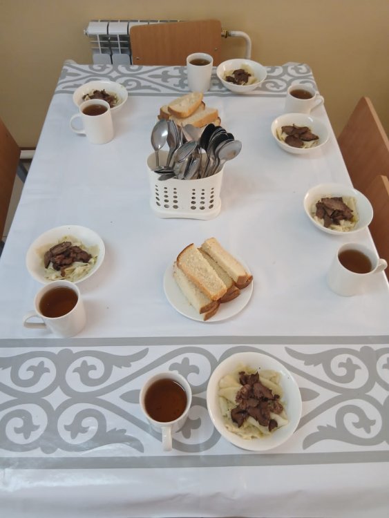 Мектеп асханасында сәрсенбі күні берілген ас